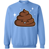 Sweatshirts Carolina Blue / Small Cutie Poop Crewneck Sweatshirt