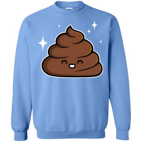 Sweatshirts Carolina Blue / Small Cutie Poop Crewneck Sweatshirt