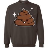 Sweatshirts Dark Chocolate / Small Cutie Poop Crewneck Sweatshirt