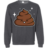 Sweatshirts Dark Heather / Small Cutie Poop Crewneck Sweatshirt