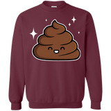 Sweatshirts Maroon / Small Cutie Poop Crewneck Sweatshirt