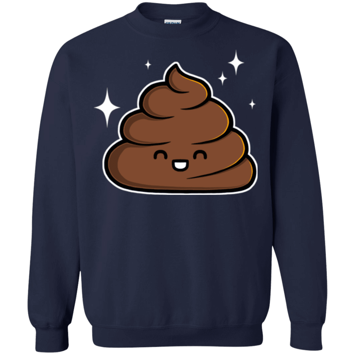 Sweatshirts Navy / Small Cutie Poop Crewneck Sweatshirt