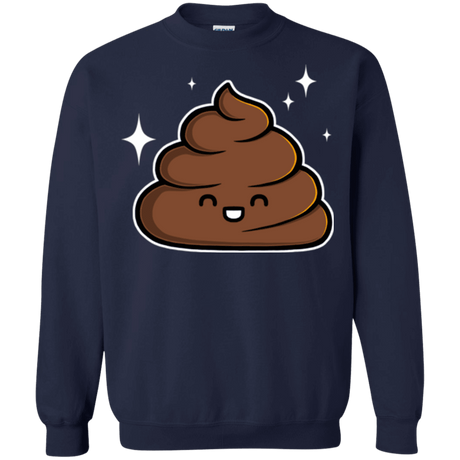 Sweatshirts Navy / Small Cutie Poop Crewneck Sweatshirt