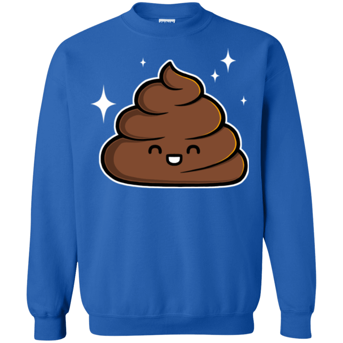 Sweatshirts Royal / Small Cutie Poop Crewneck Sweatshirt