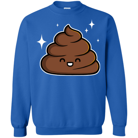 Sweatshirts Royal / Small Cutie Poop Crewneck Sweatshirt