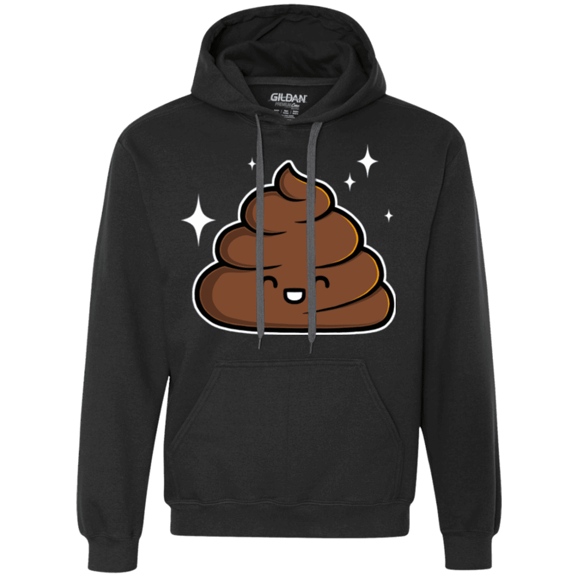 Sweatshirts Black / Small Cutie Poop Premium Fleece Hoodie