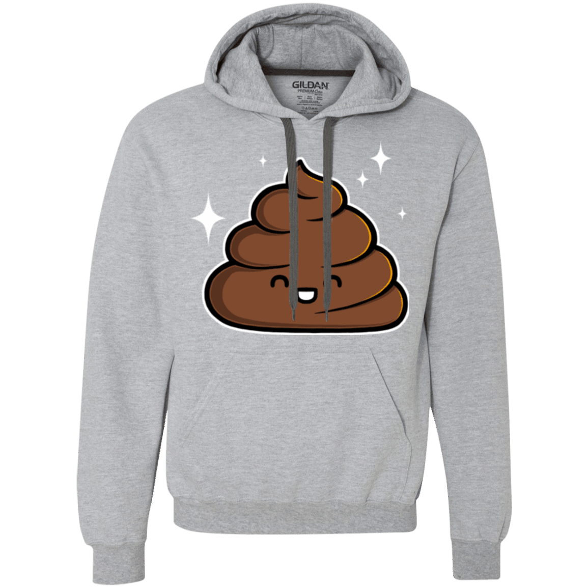 Sweatshirts Sport Grey / Small Cutie Poop Premium Fleece Hoodie