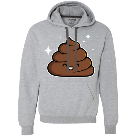 Sweatshirts Sport Grey / Small Cutie Poop Premium Fleece Hoodie