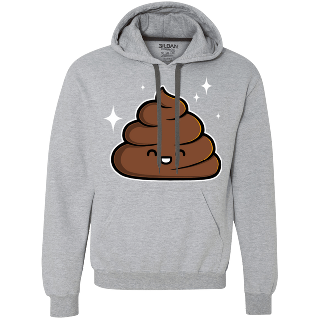 Sweatshirts Sport Grey / Small Cutie Poop Premium Fleece Hoodie