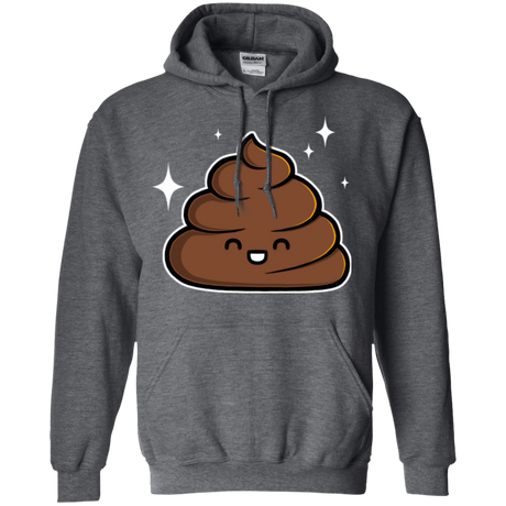 Sweatshirts Dark Heather / Small Cutie Poop Pullover Hoodie