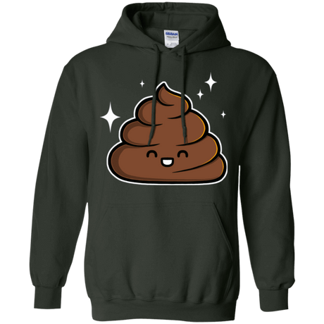 Sweatshirts Forest Green / Small Cutie Poop Pullover Hoodie