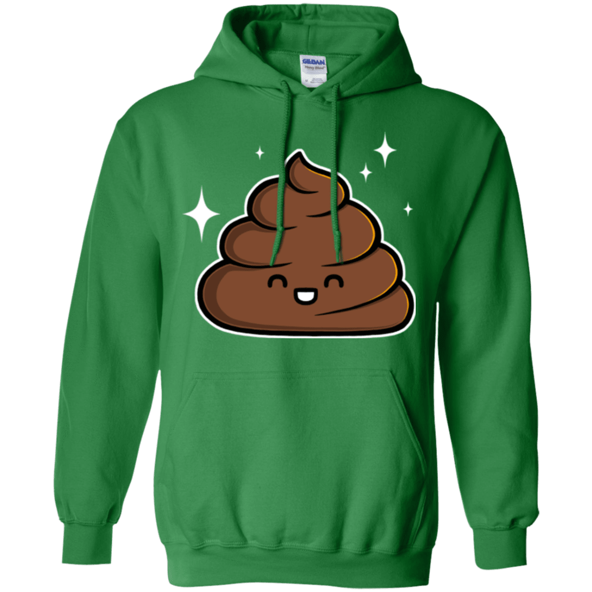 Sweatshirts Irish Green / Small Cutie Poop Pullover Hoodie
