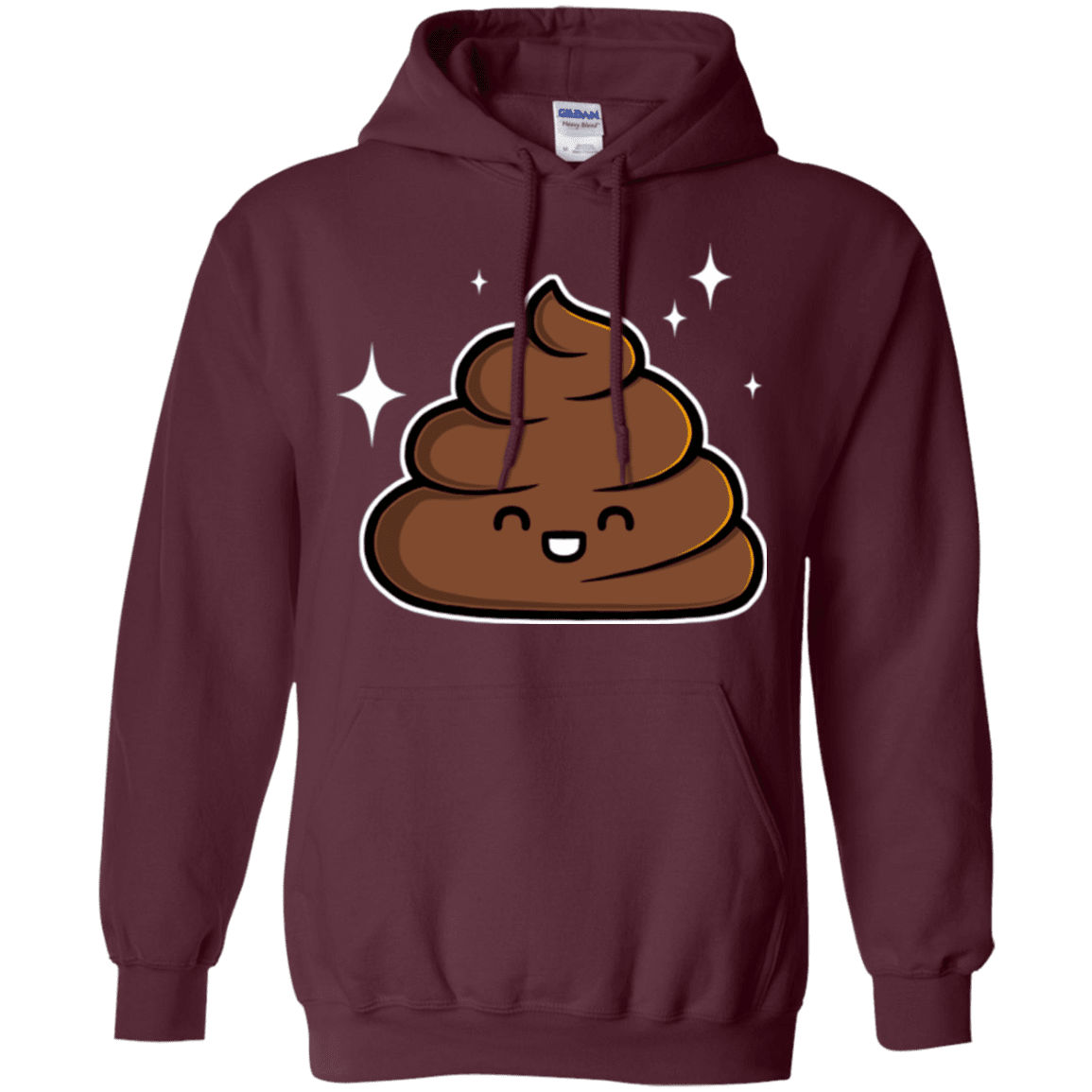 Sweatshirts Maroon / Small Cutie Poop Pullover Hoodie