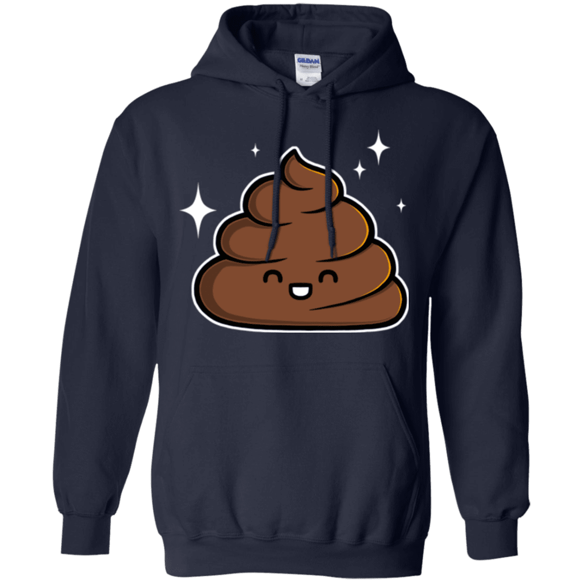 Sweatshirts Navy / Small Cutie Poop Pullover Hoodie