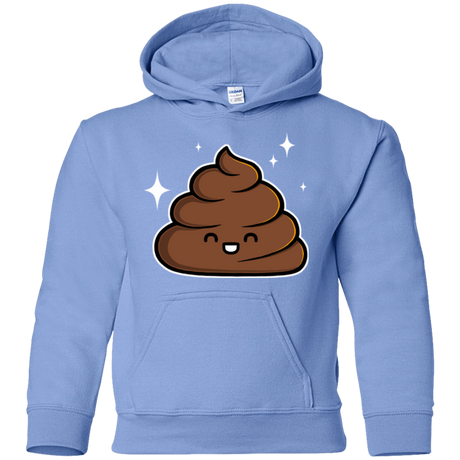 Sweatshirts Carolina Blue / YS Cutie Poop Youth Hoodie