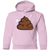Sweatshirts Light Pink / YS Cutie Poop Youth Hoodie