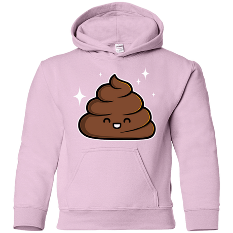 Sweatshirts Light Pink / YS Cutie Poop Youth Hoodie
