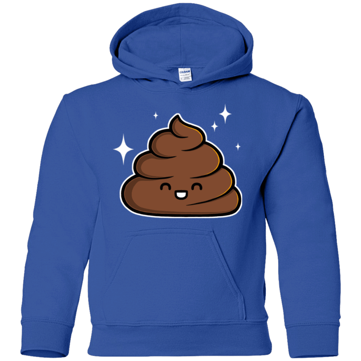 Sweatshirts Royal / YS Cutie Poop Youth Hoodie