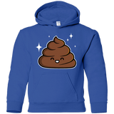 Sweatshirts Royal / YS Cutie Poop Youth Hoodie
