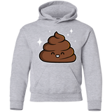 Sweatshirts Sport Grey / YS Cutie Poop Youth Hoodie