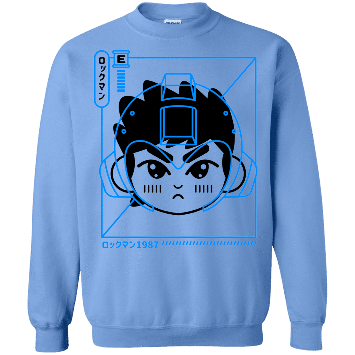 Sweatshirts Carolina Blue / S Cyber Helmet Rokkuman Crewneck Sweatshirt