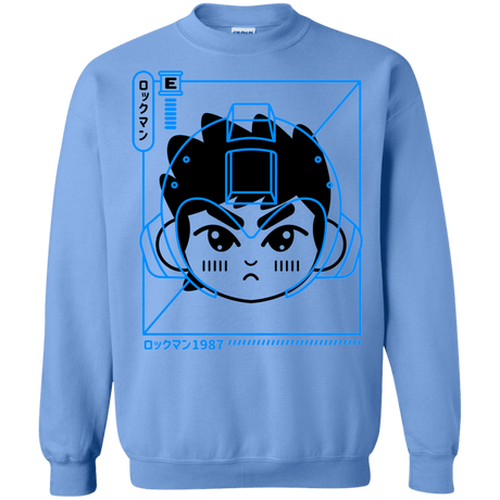 Sweatshirts Carolina Blue / S Cyber Helmet Rokkuman Crewneck Sweatshirt