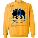 Sweatshirts Gold / S Cyber Helmet Rokkuman Crewneck Sweatshirt