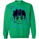 Sweatshirts Irish Green / S Cyber Helmet Rokkuman Crewneck Sweatshirt