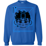 Sweatshirts Royal / S Cyber Helmet Rokkuman Crewneck Sweatshirt