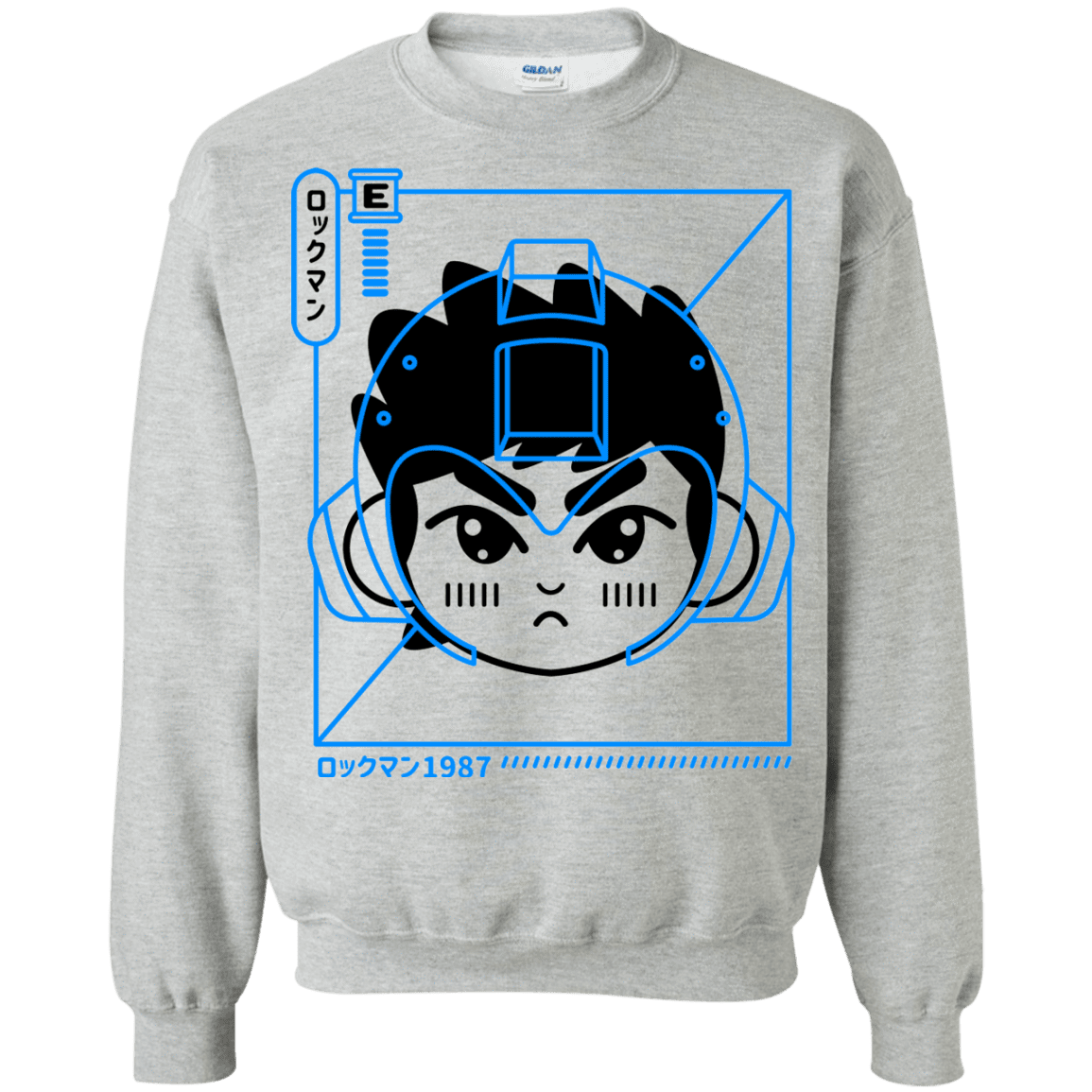 Sweatshirts Sport Grey / S Cyber Helmet Rokkuman Crewneck Sweatshirt