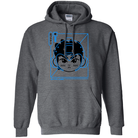 Sweatshirts Dark Heather / S Cyber Helmet Rokkuman Pullover Hoodie