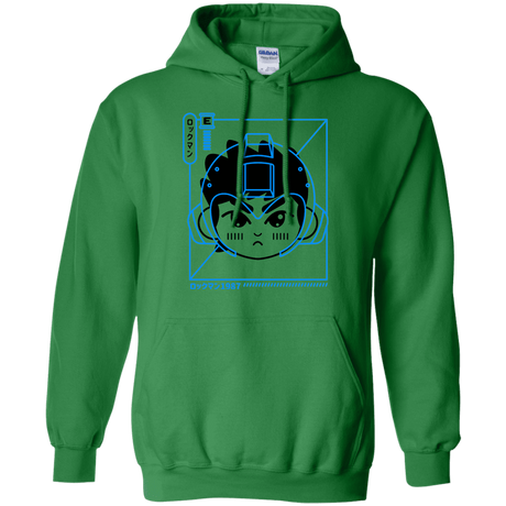 Sweatshirts Irish Green / S Cyber Helmet Rokkuman Pullover Hoodie