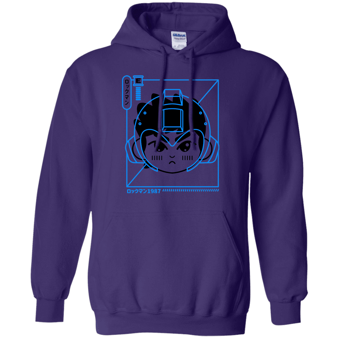 Sweatshirts Purple / S Cyber Helmet Rokkuman Pullover Hoodie
