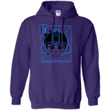 Sweatshirts Purple / S Cyber Helmet Rokkuman Pullover Hoodie