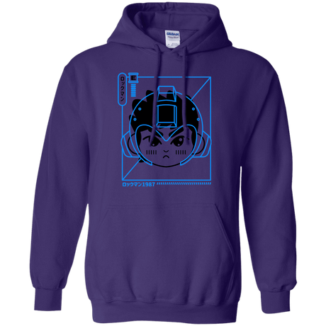 Sweatshirts Purple / S Cyber Helmet Rokkuman Pullover Hoodie