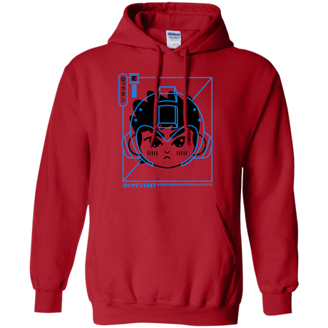 Sweatshirts Red / S Cyber Helmet Rokkuman Pullover Hoodie