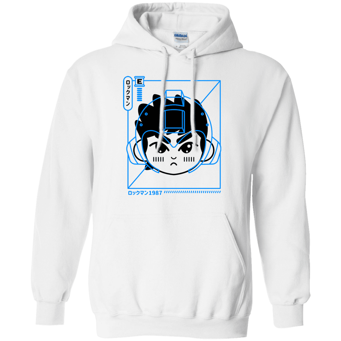 Sweatshirts White / S Cyber Helmet Rokkuman Pullover Hoodie