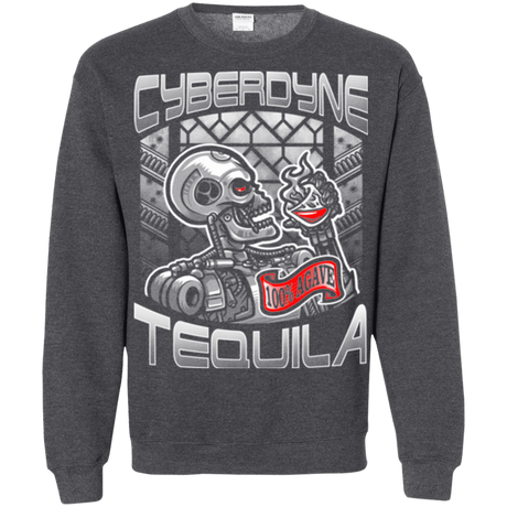 Sweatshirts Dark Heather / Small Cyberdyne Whiskey Crewneck Sweatshirt