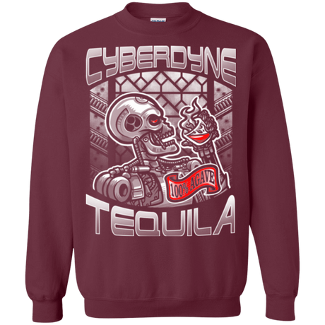 Sweatshirts Maroon / Small Cyberdyne Whiskey Crewneck Sweatshirt