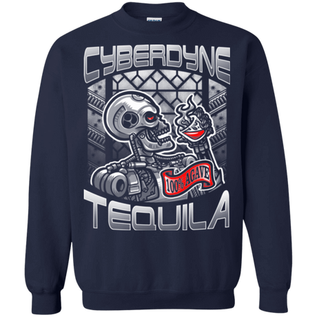 Sweatshirts Navy / Small Cyberdyne Whiskey Crewneck Sweatshirt