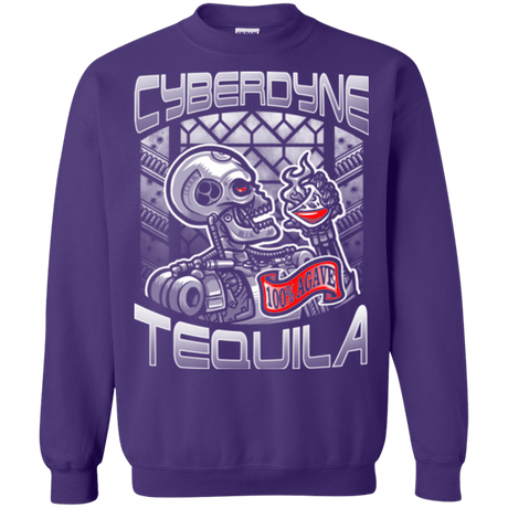 Sweatshirts Purple / Small Cyberdyne Whiskey Crewneck Sweatshirt