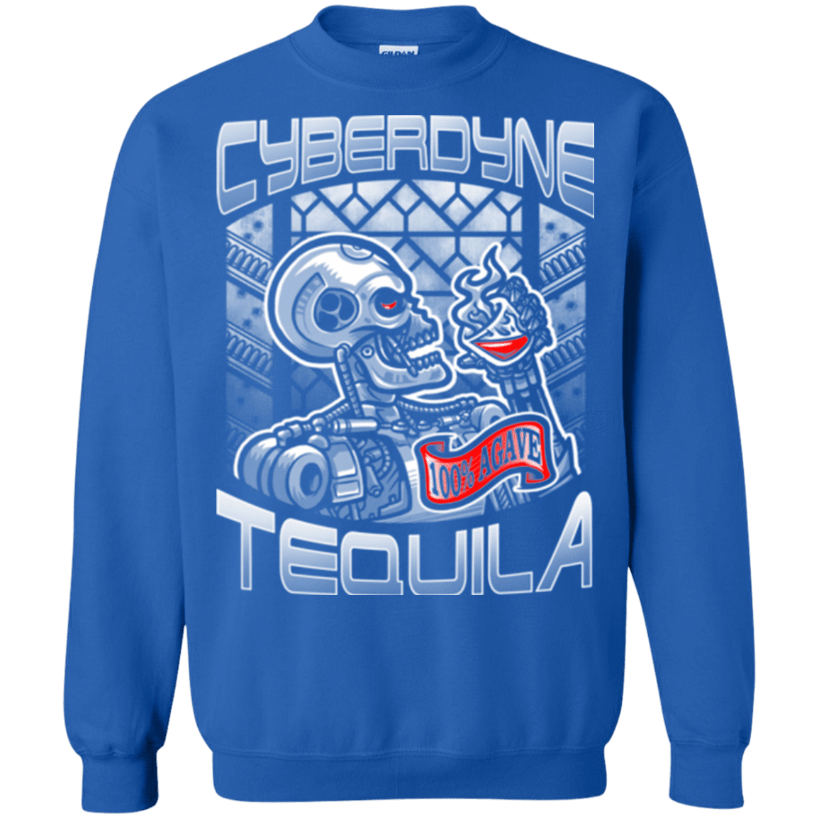 Sweatshirts Royal / Small Cyberdyne Whiskey Crewneck Sweatshirt