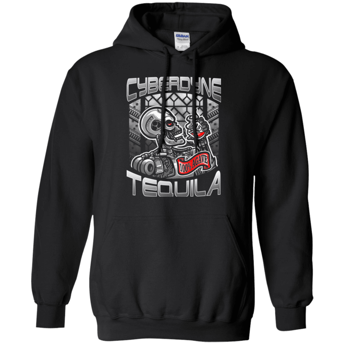 Sweatshirts Black / Small Cyberdyne Whiskey Pullover Hoodie