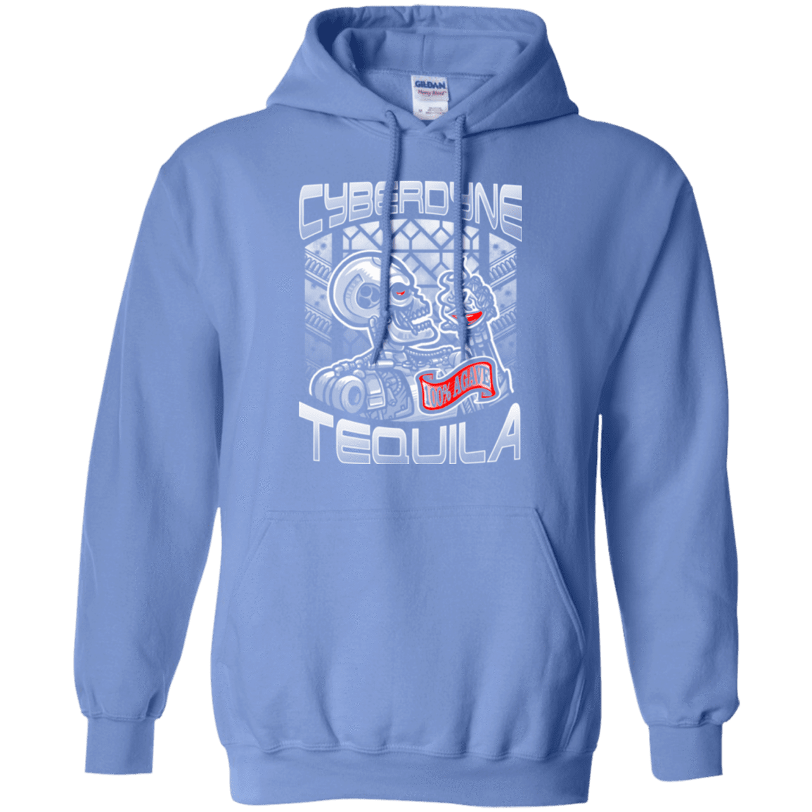 Sweatshirts Carolina Blue / Small Cyberdyne Whiskey Pullover Hoodie