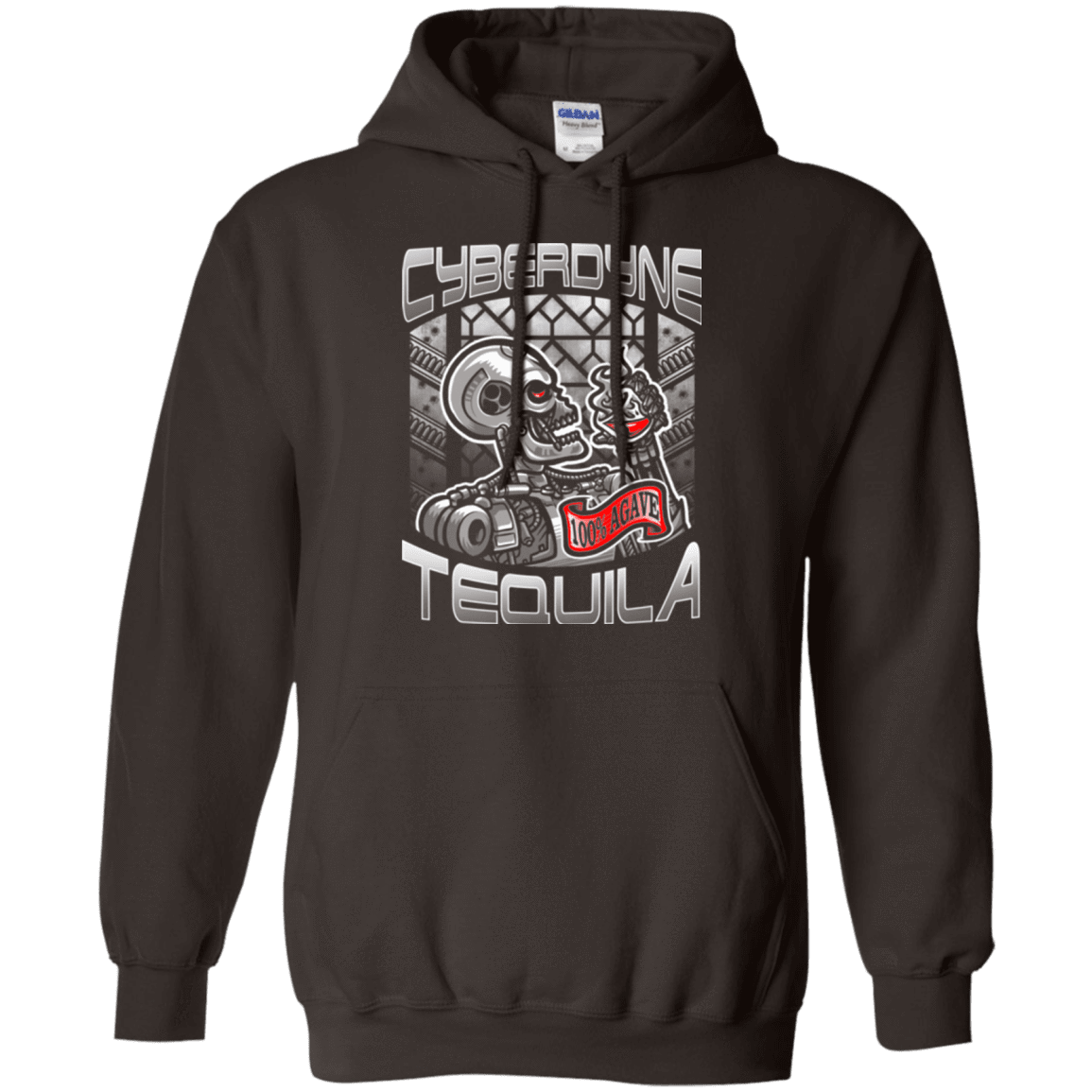 Sweatshirts Dark Chocolate / Small Cyberdyne Whiskey Pullover Hoodie