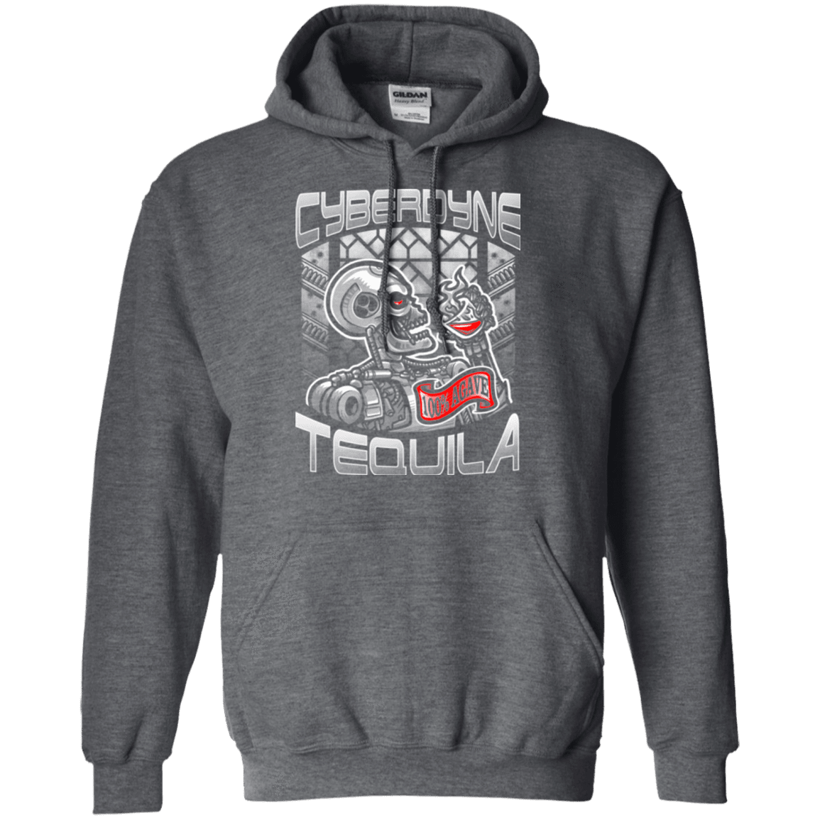 Sweatshirts Dark Heather / Small Cyberdyne Whiskey Pullover Hoodie