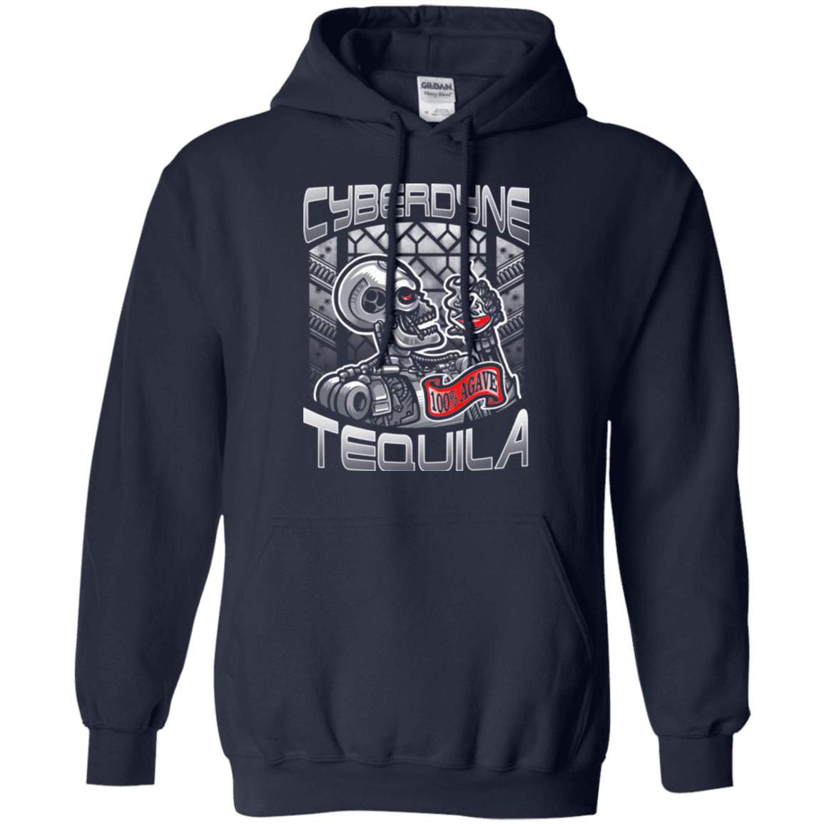 Sweatshirts Navy / Small Cyberdyne Whiskey Pullover Hoodie