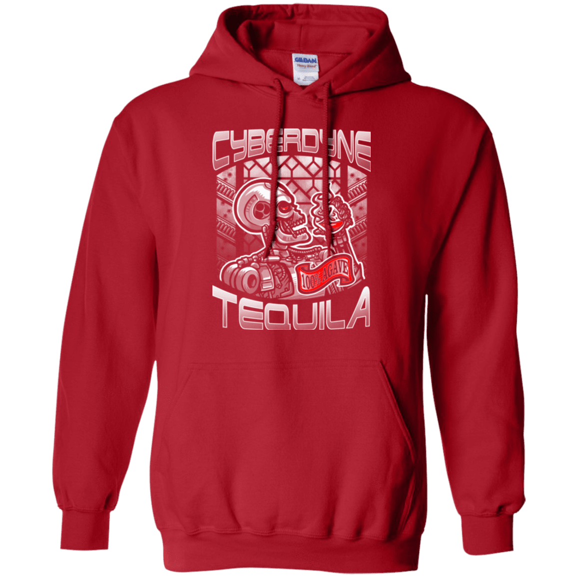 Sweatshirts Red / Small Cyberdyne Whiskey Pullover Hoodie