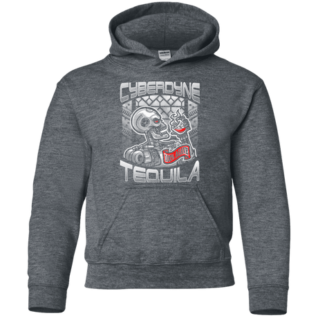 Sweatshirts Dark Heather / YS Cyberdyne Whiskey Youth Hoodie