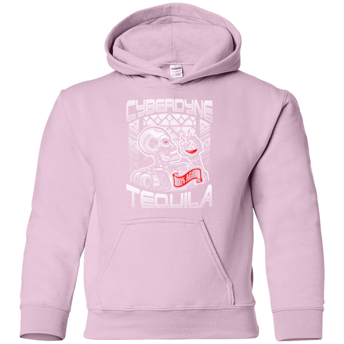 Sweatshirts Light Pink / YS Cyberdyne Whiskey Youth Hoodie